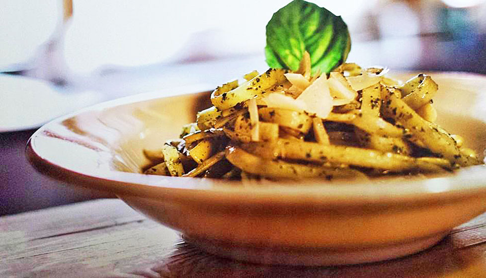 Restaurant italien vieille gare Mont Tremblant Antipasto